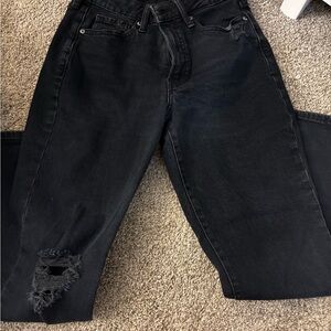 Old Navy Charcoal Straight Jeans